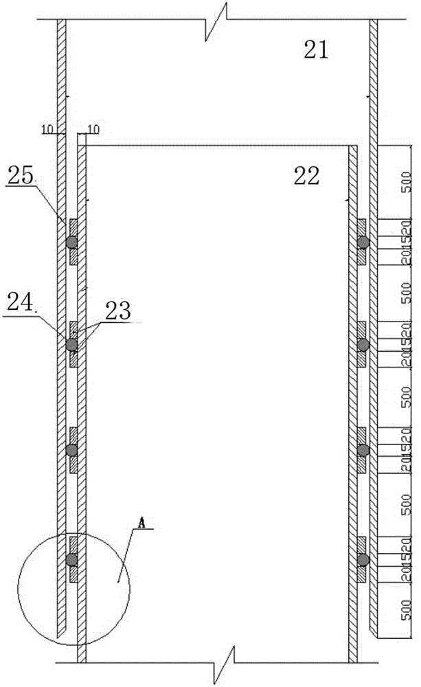 Embedding and fixing method for protective tubes of deep water slope basement under variable water levels