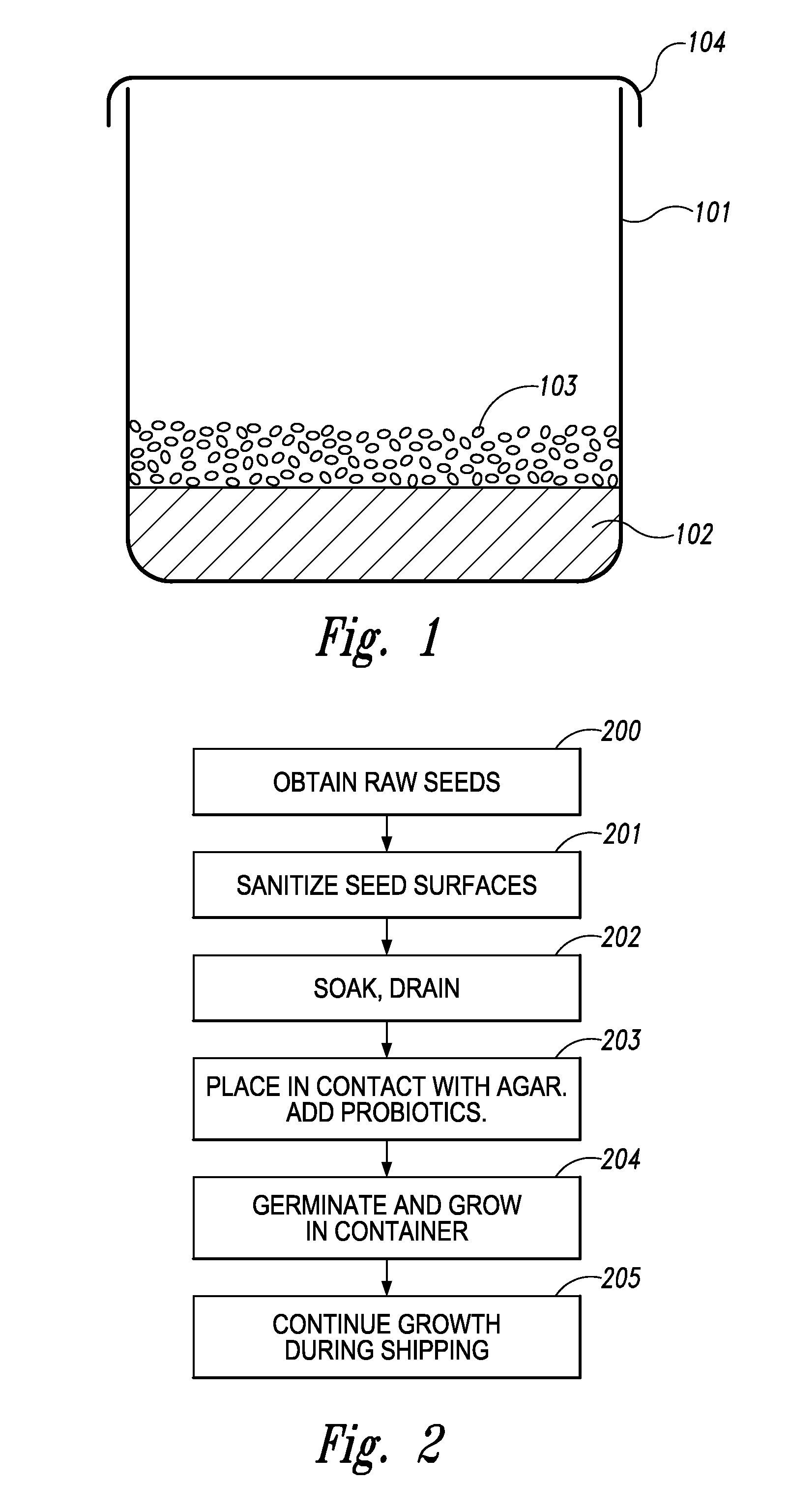 Method and apparatus for growing sprouts