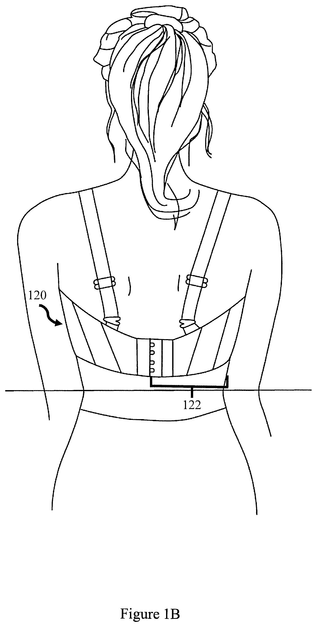 Brassiere having scooped back band