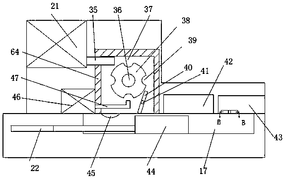 Screw thread rolling machine easy to clean