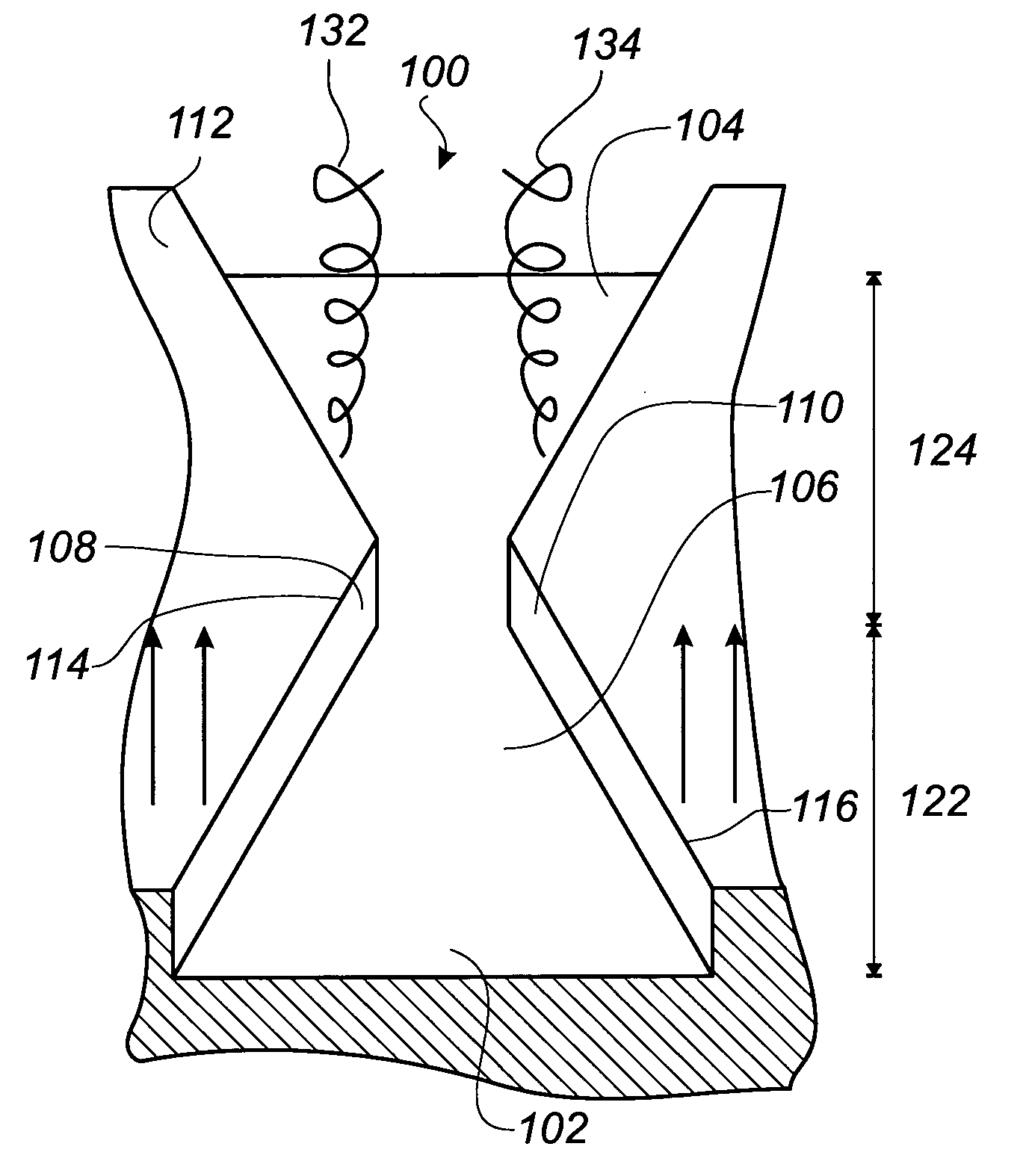 Wind turbine blade with submerged boundary layer control means