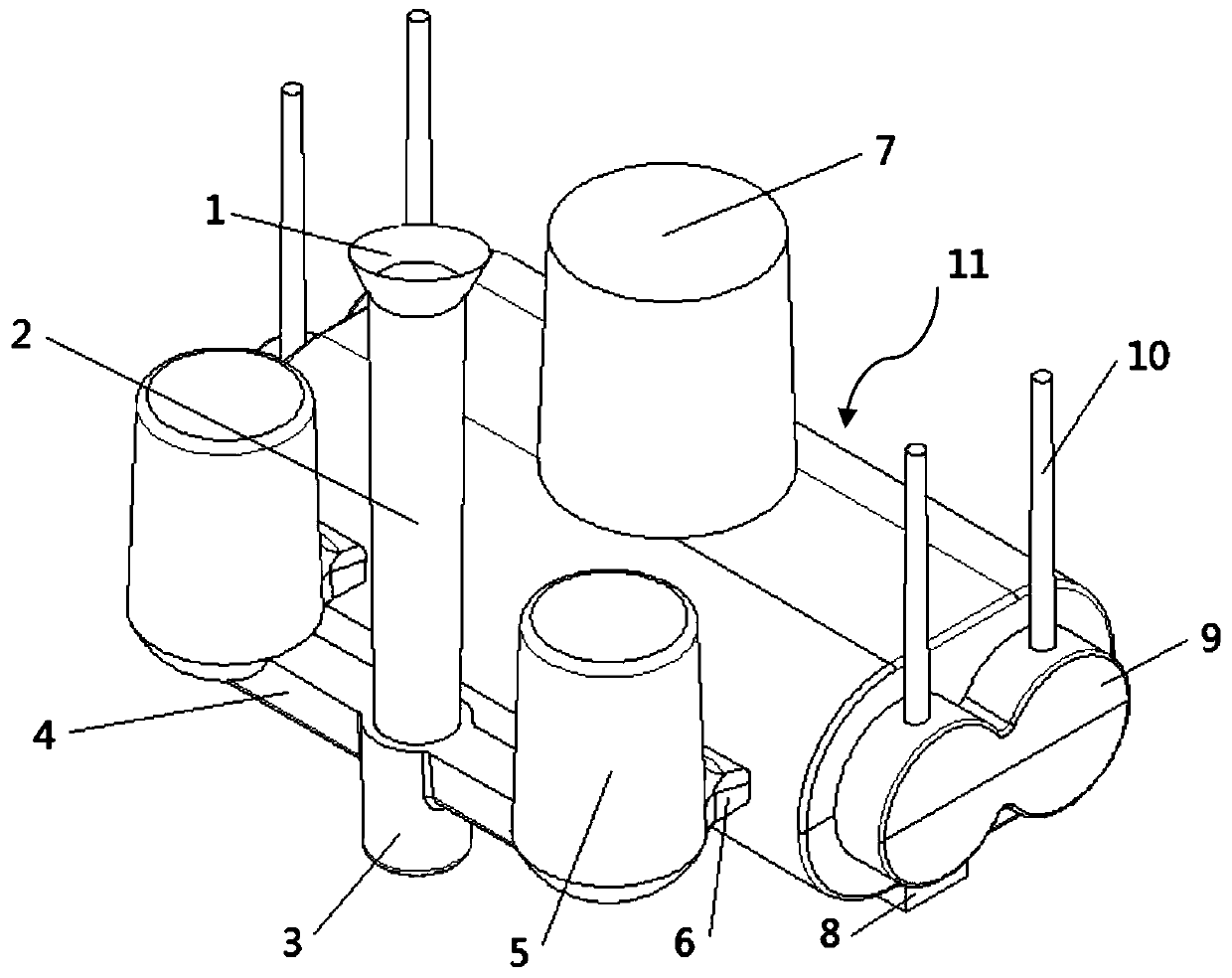 A Casting Process for Production of Twin-screw Extruder Barrel Bushings Using High Vanadium-Chromium Ferrochrome