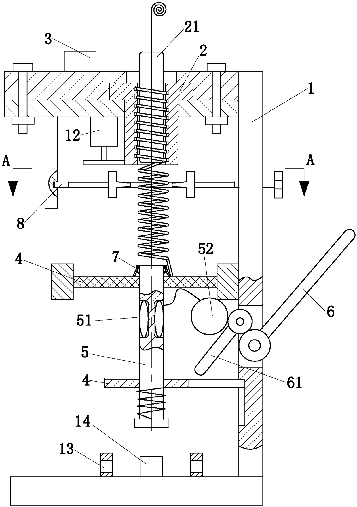 Quick terminal connection device for wiring technology