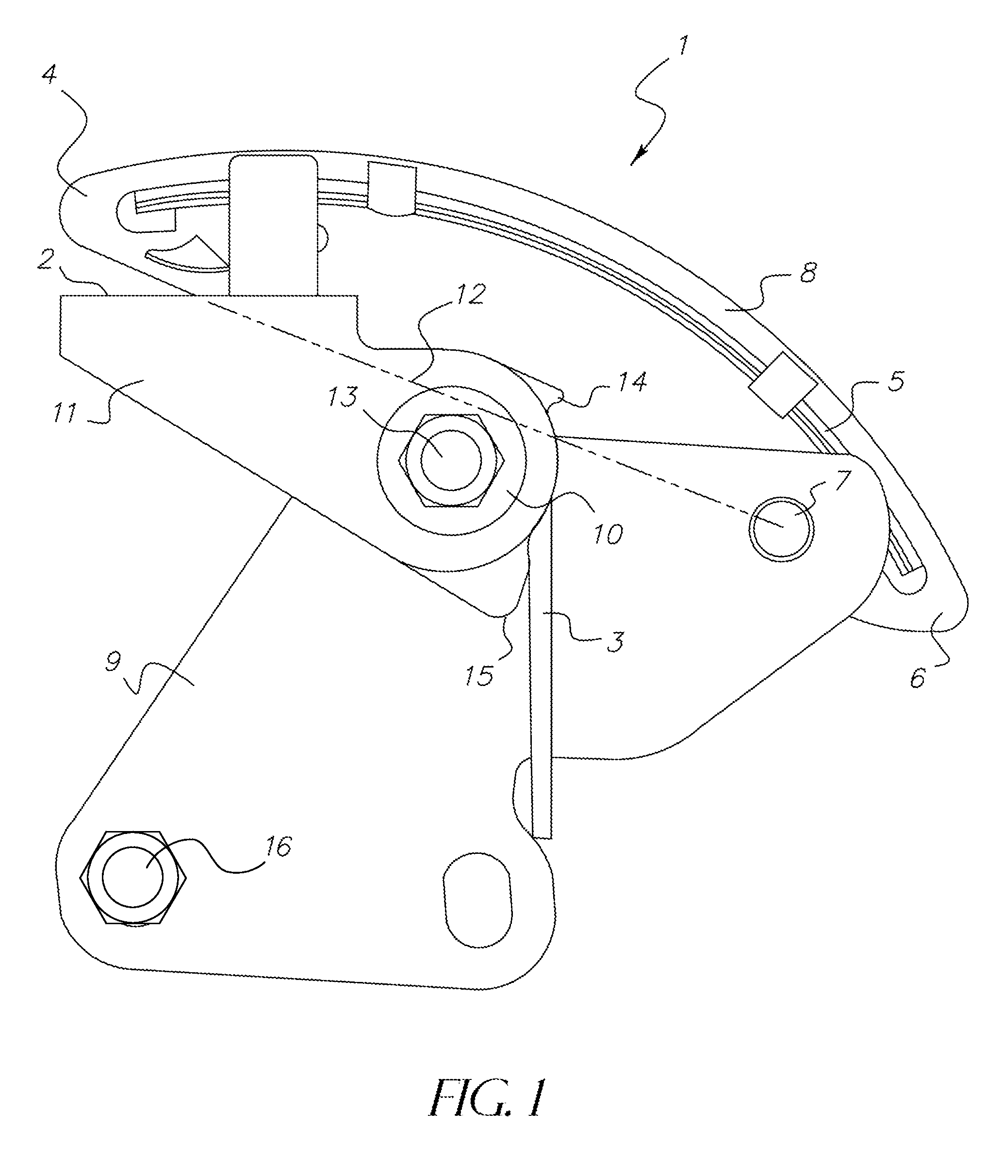 Series spring blade tensioner