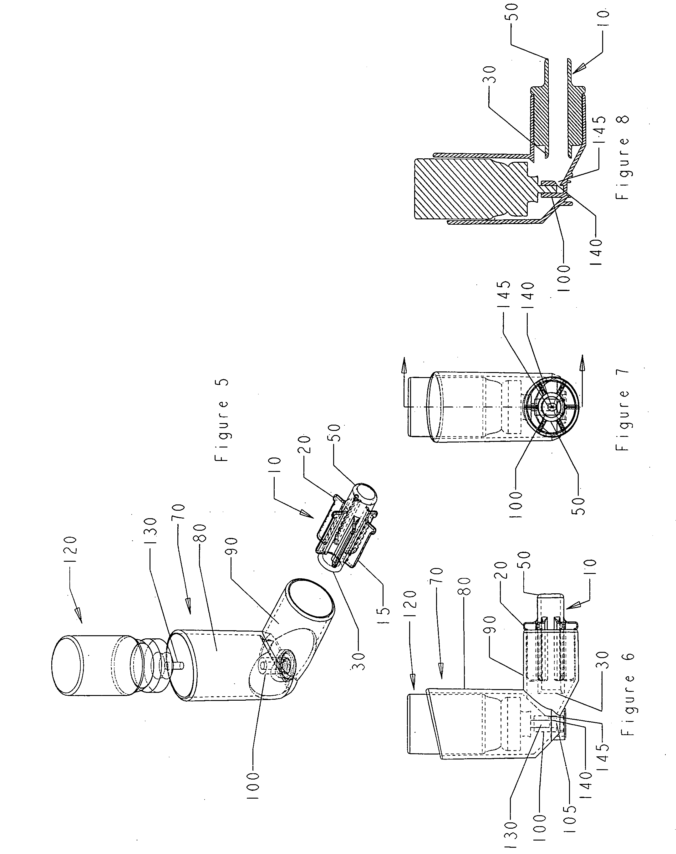 Nasal adaptation of an oral inhaler device