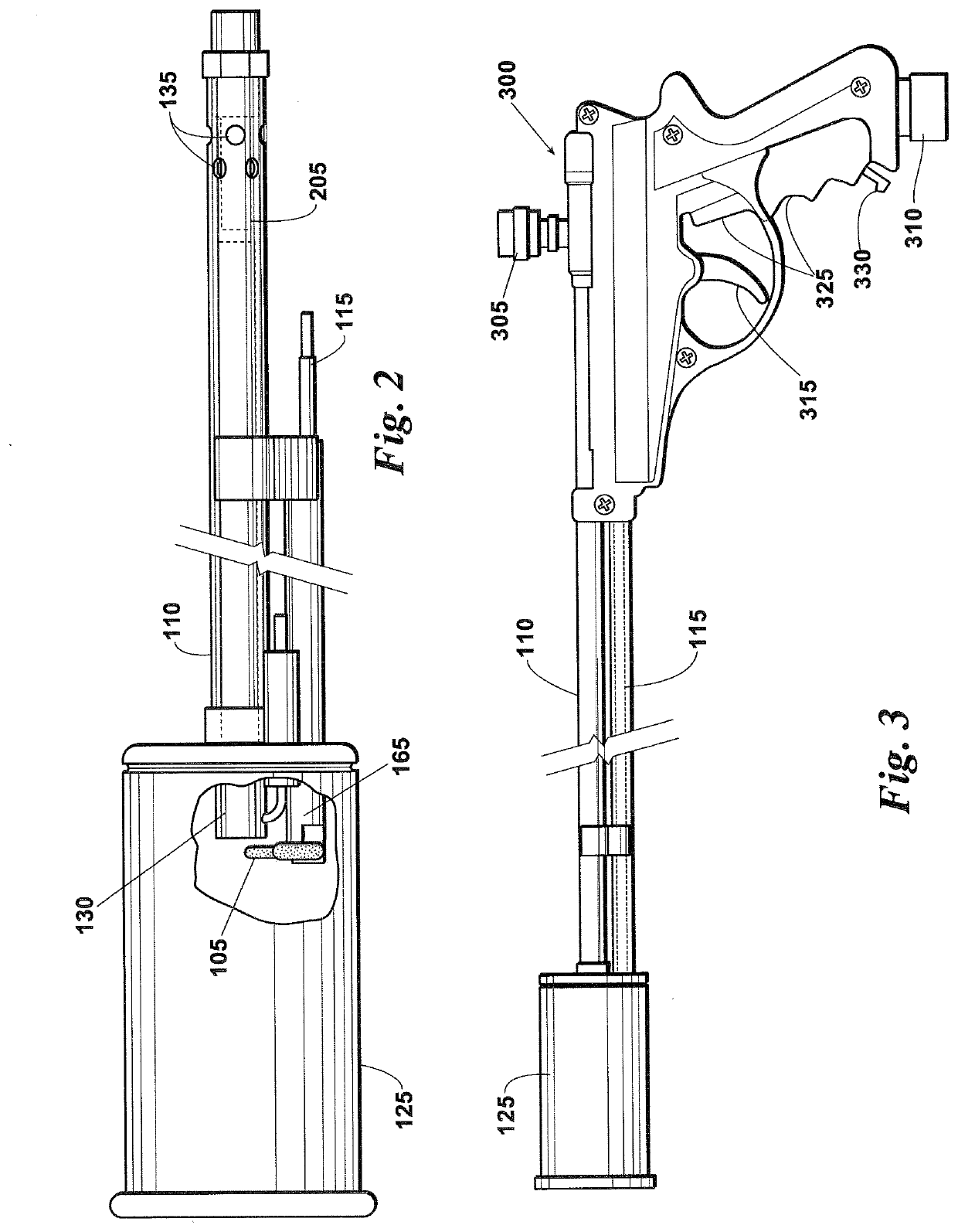 Gas powered torch