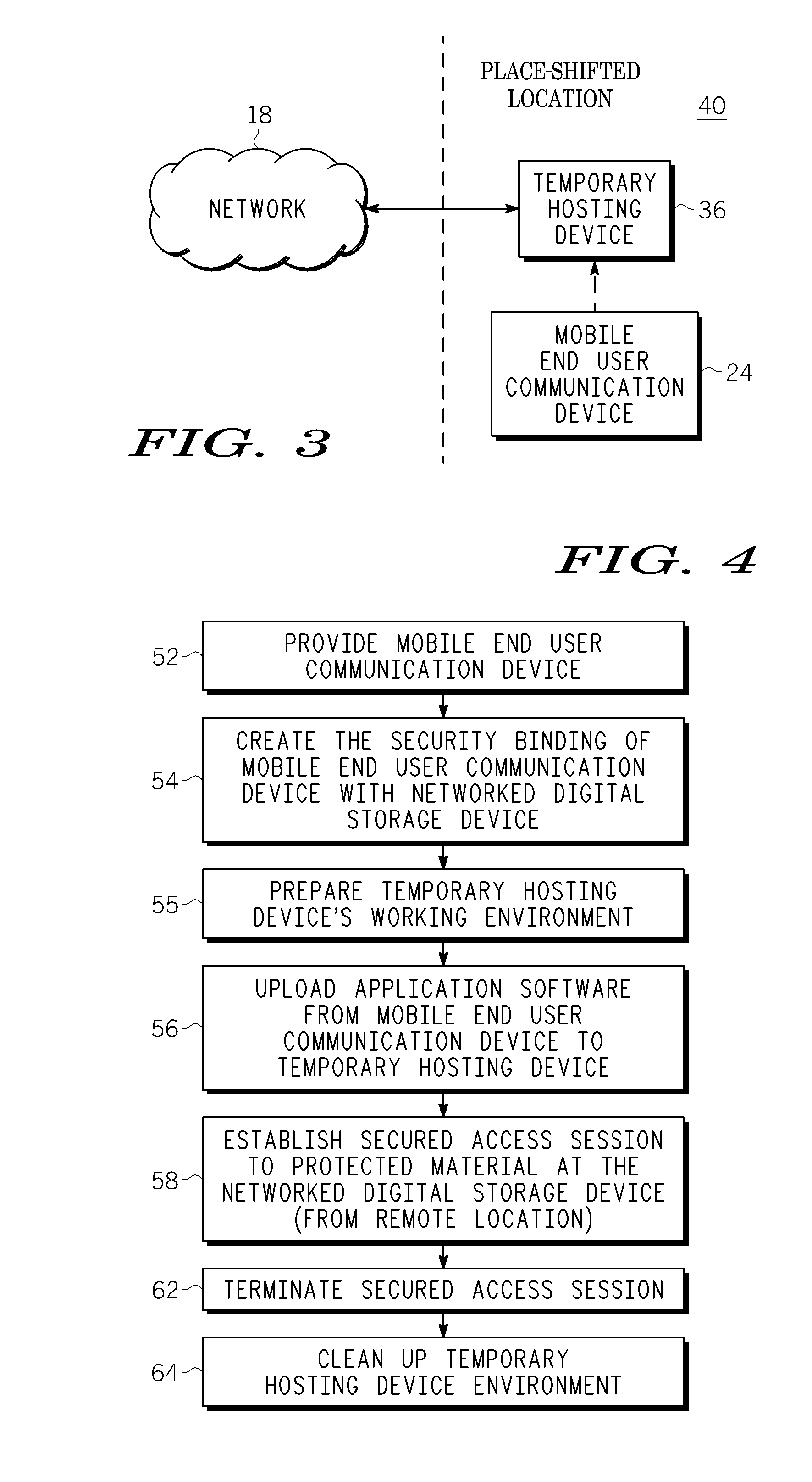 Method, system and device for secured access to protected digital material