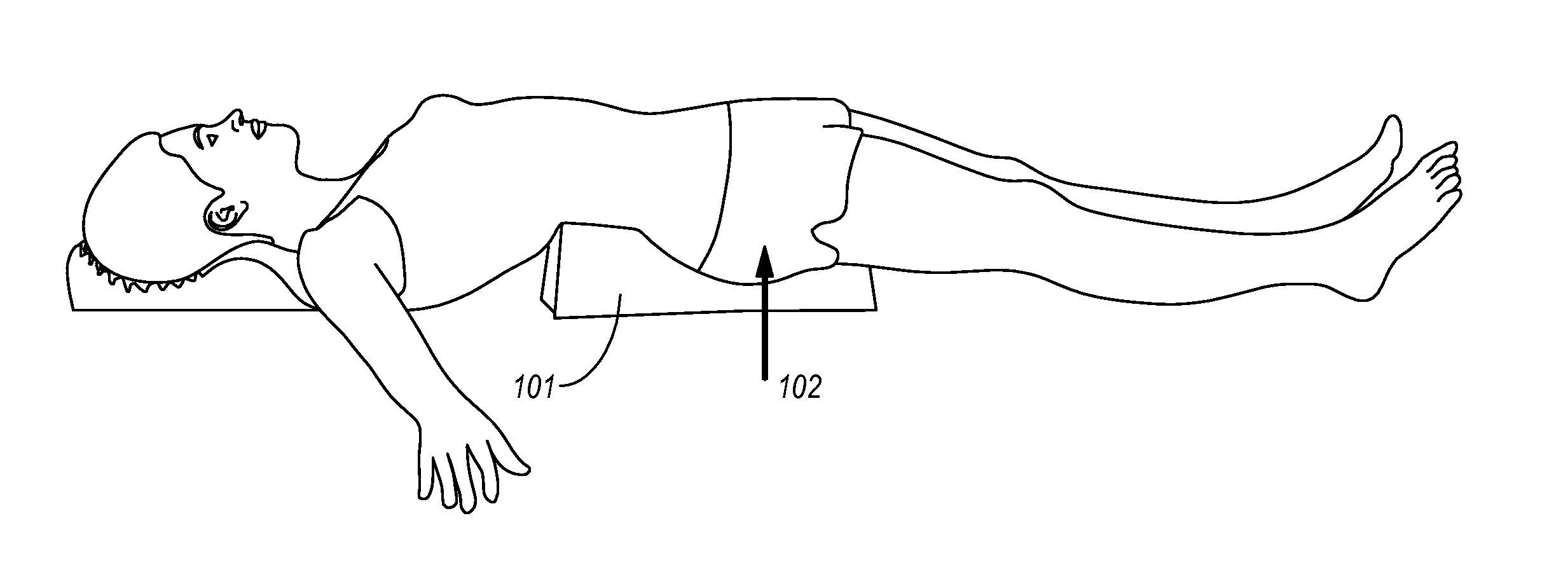 Device and method for pelvic elevation and stabilization of surgical patient