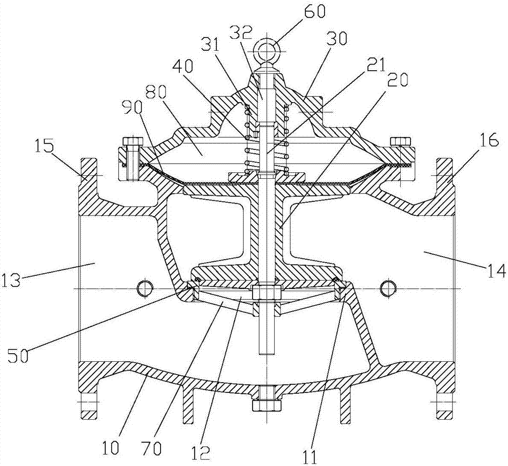 Hydraulic control valve with opening pressure hydraulically controlled