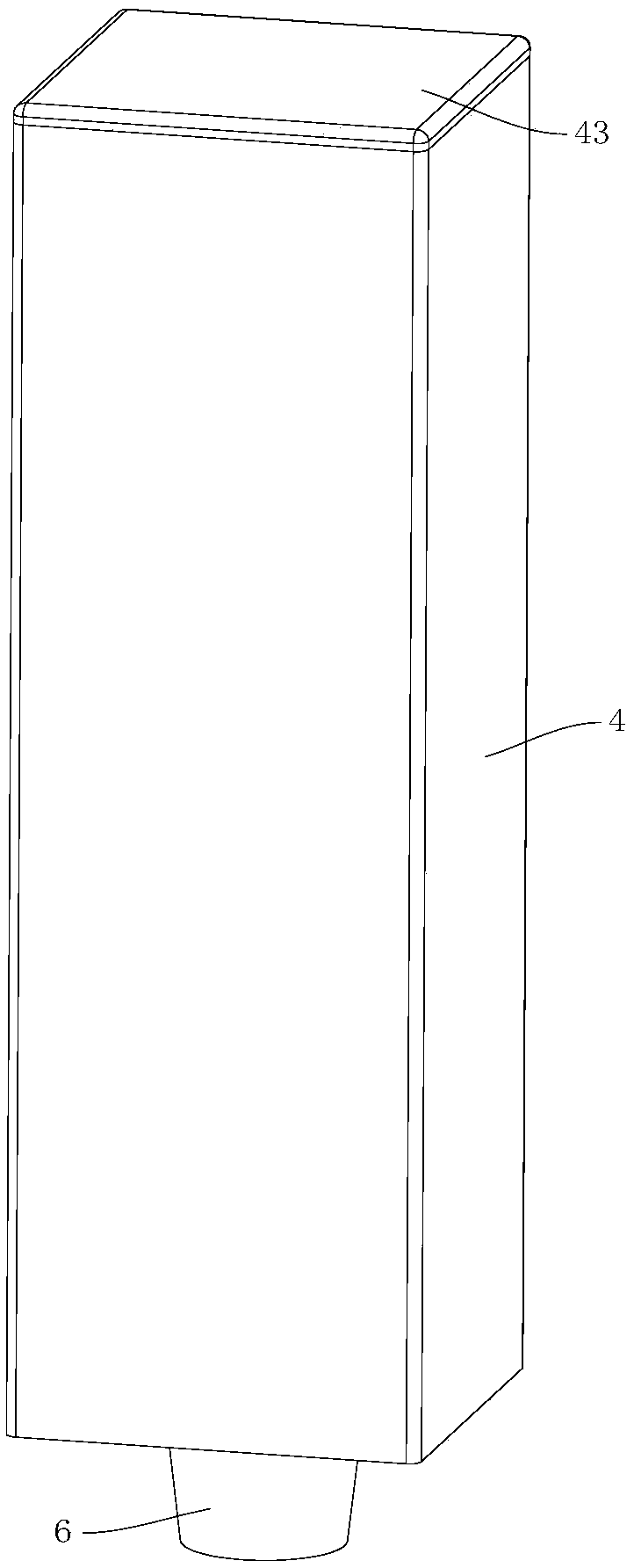 Automatic discharging machine for appliances