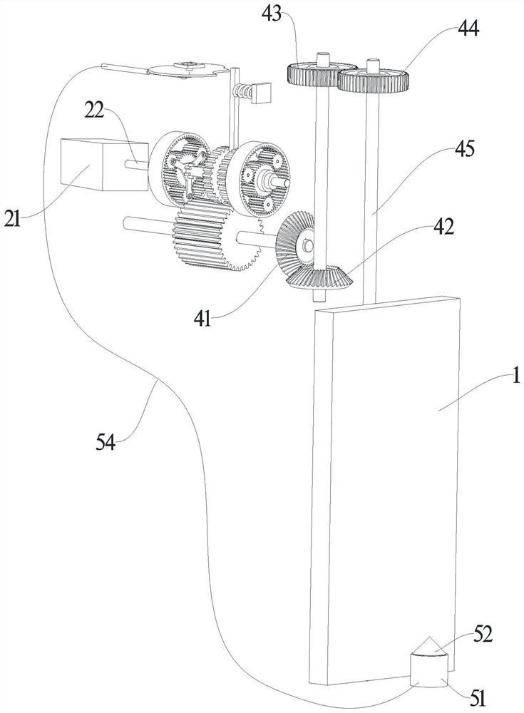 Intelligent gate with planetary reducer