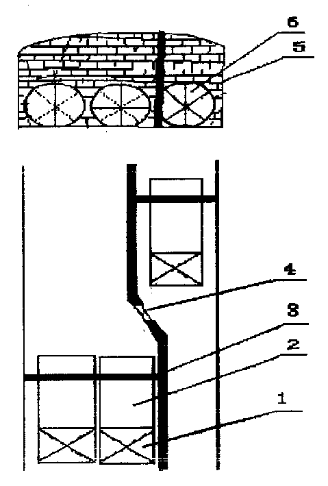 Step distributed downhole parellel blowing fan station