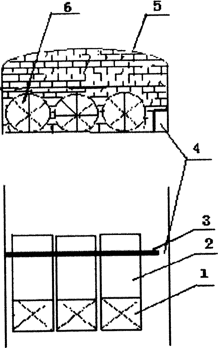 Step distributed downhole parellel blowing fan station