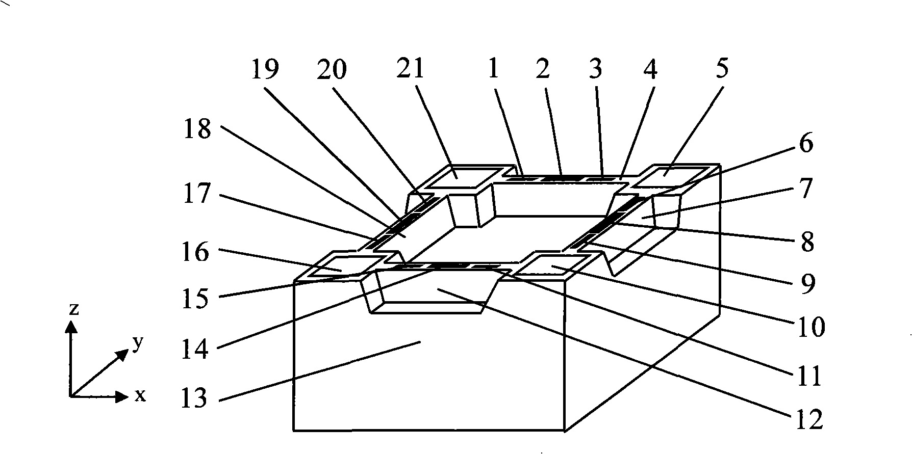 Micro- solid mode gyroscope