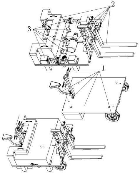 Manual and electric dual-mode dual-purpose carrying vehicle