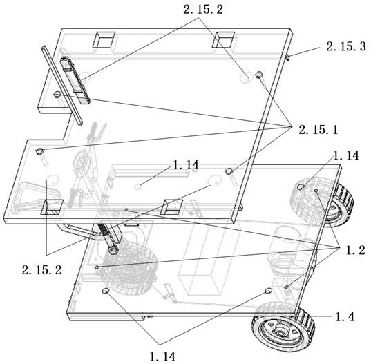 Manual and electric dual-mode dual-purpose carrying vehicle