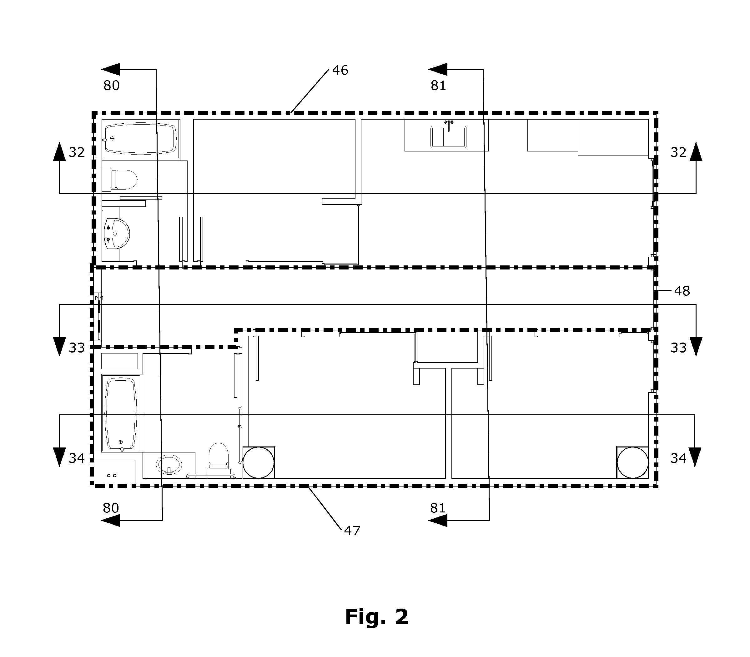 Non-Bearing Modular Construction System