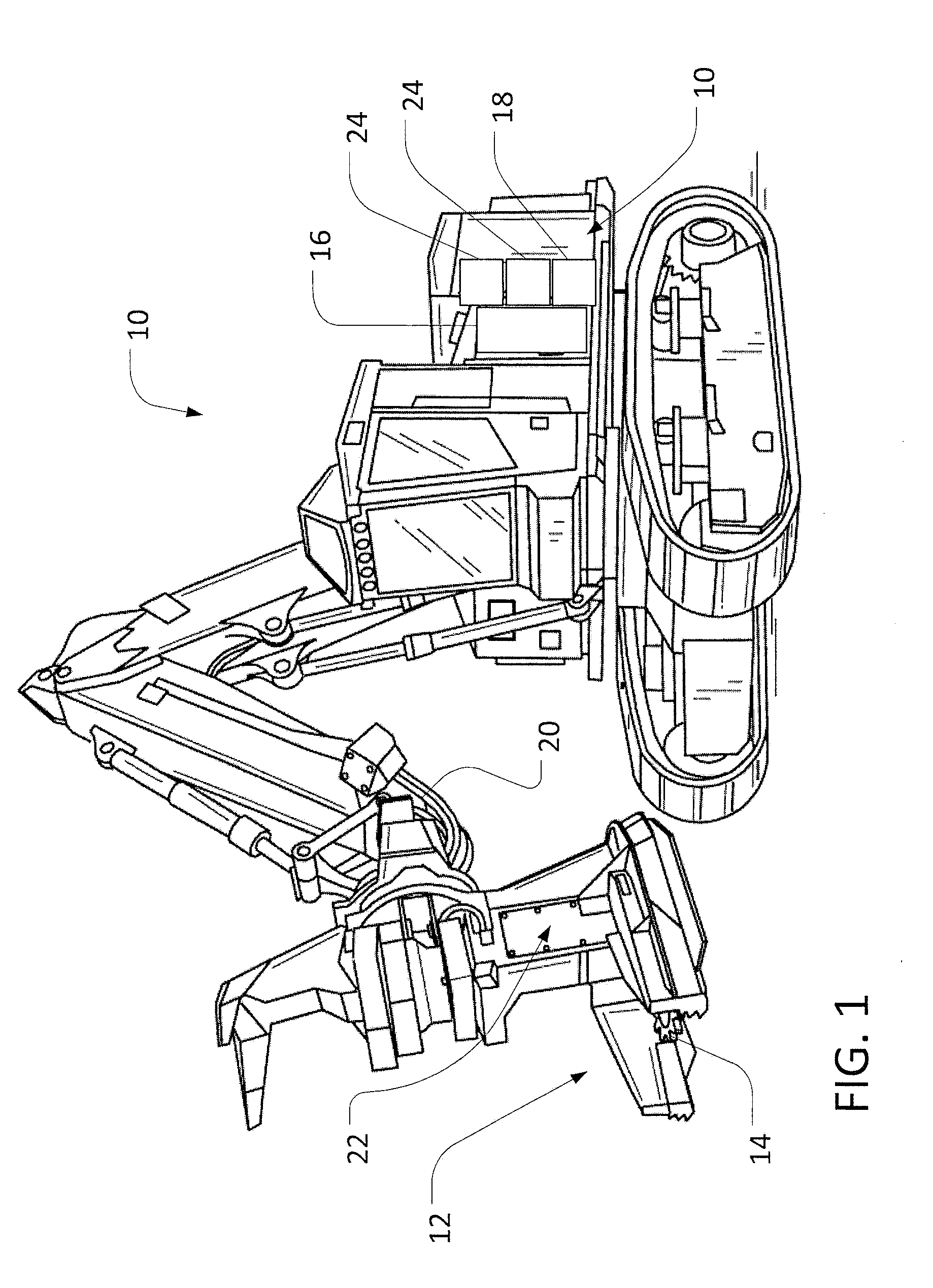 Felling saw recovery control