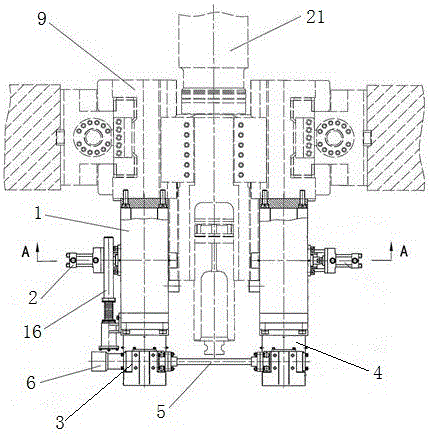 Modularized transverse moving device