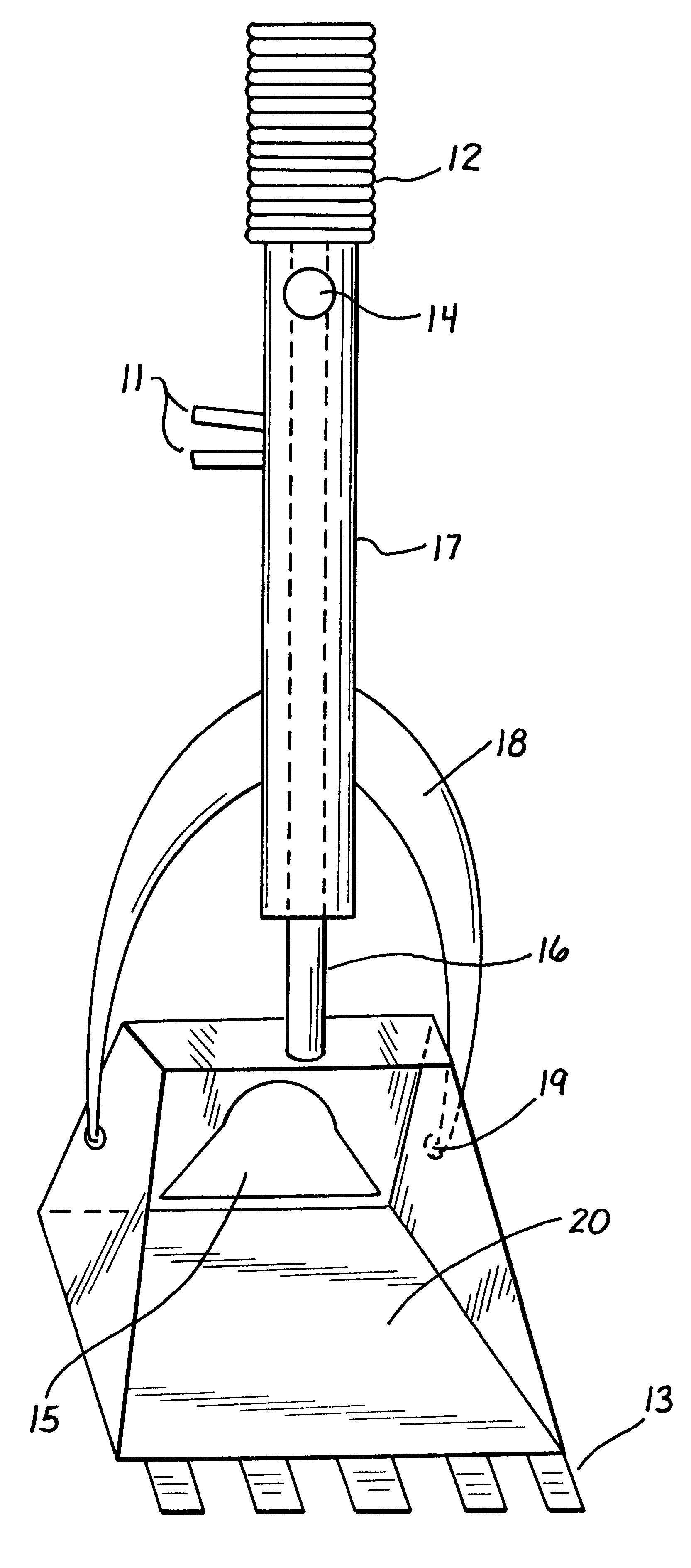 Animal waste scooping and disposal device