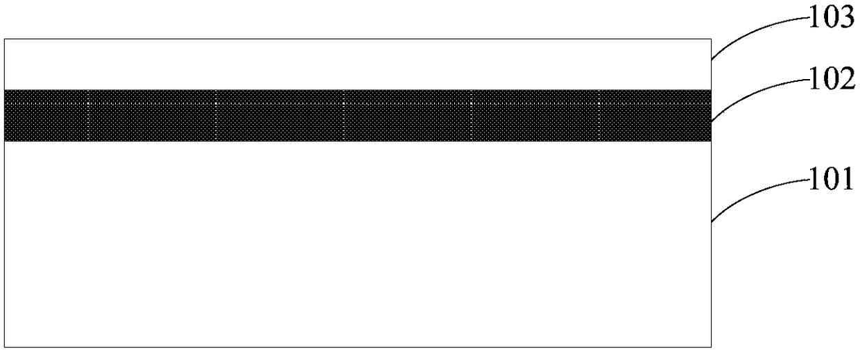 A patterned silicon-on-insulator substrate material and preparation method thereof