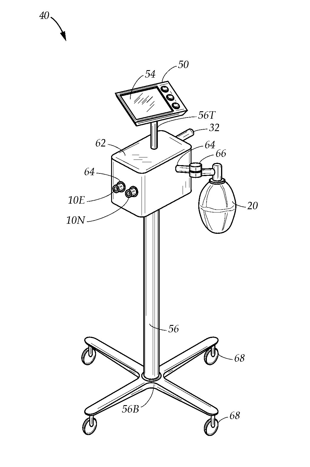 Portable manual ventilation device