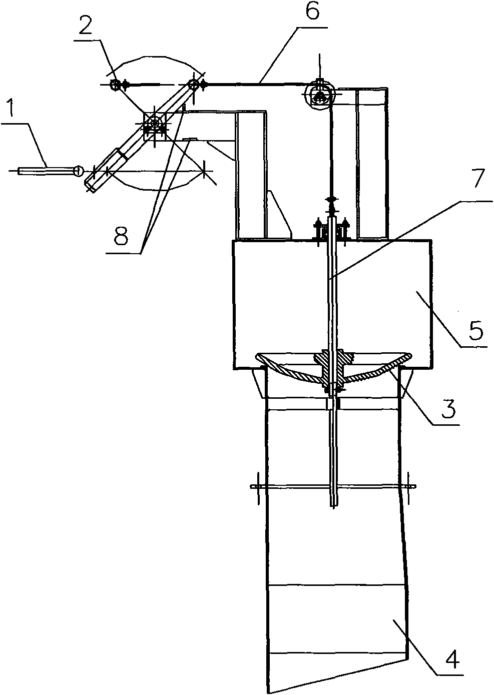 Method for trapping burner smoke of stamp-charged coke oven