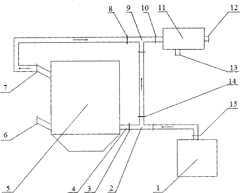 Grinding system used for extracting vanadium from stone coal