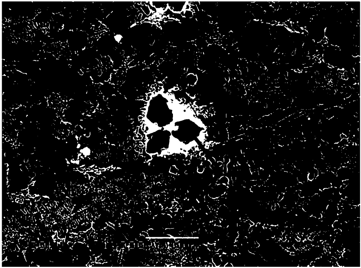 Method for preparing Mg2Si/Al composite material in situ by laser deposition