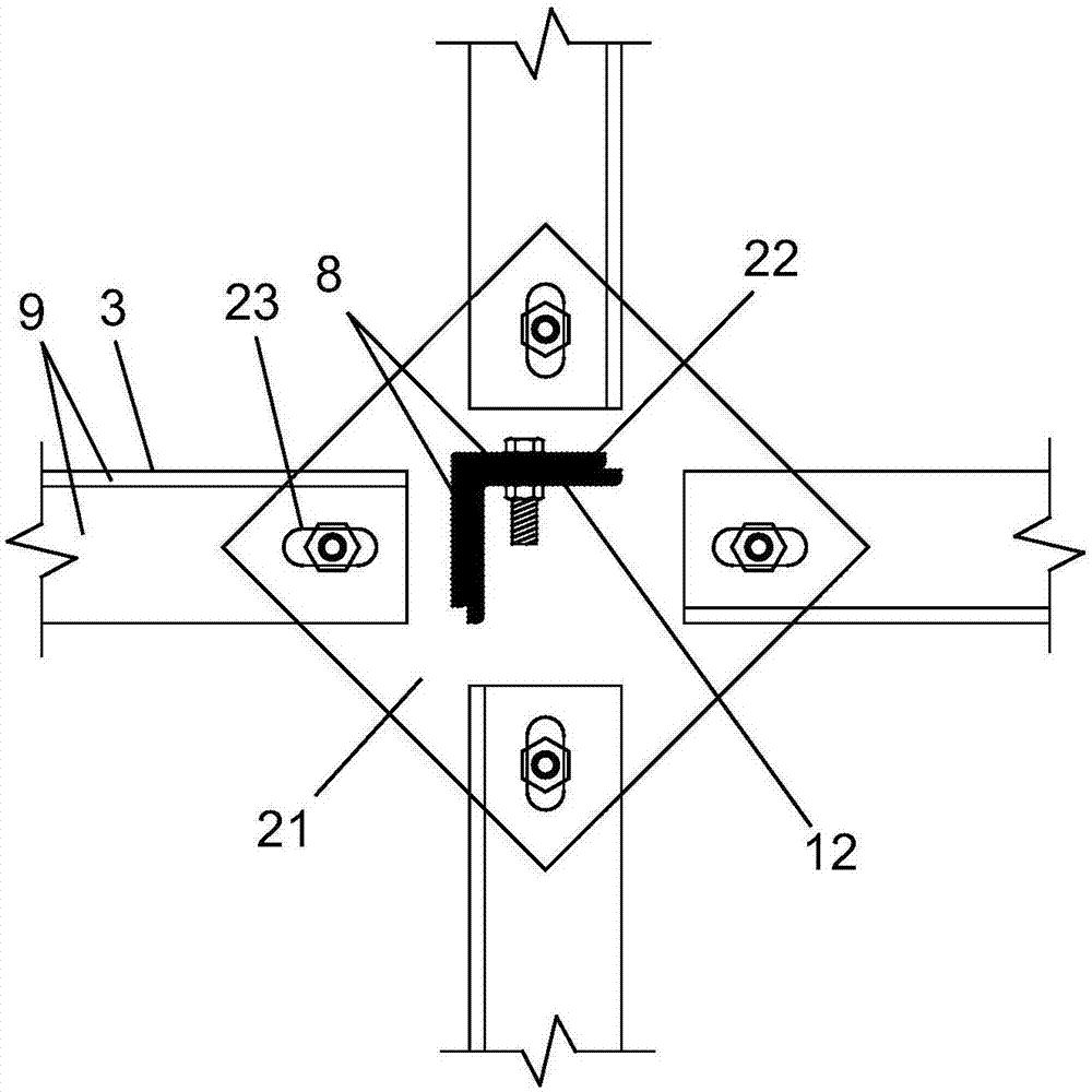 Ceiling reverse supporting system structure with suspenders