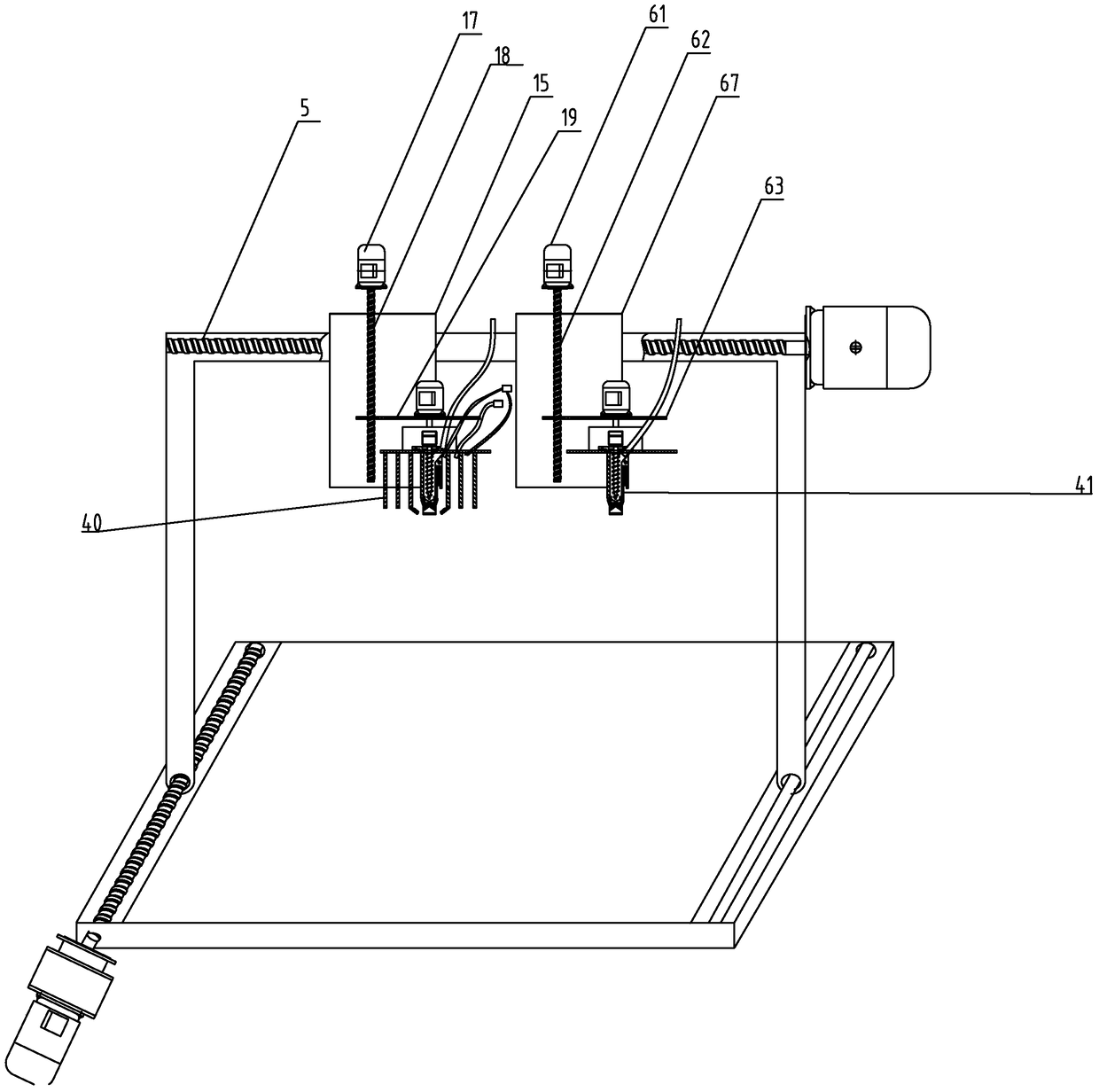 A clothing single-sided molding method and 3D printing device