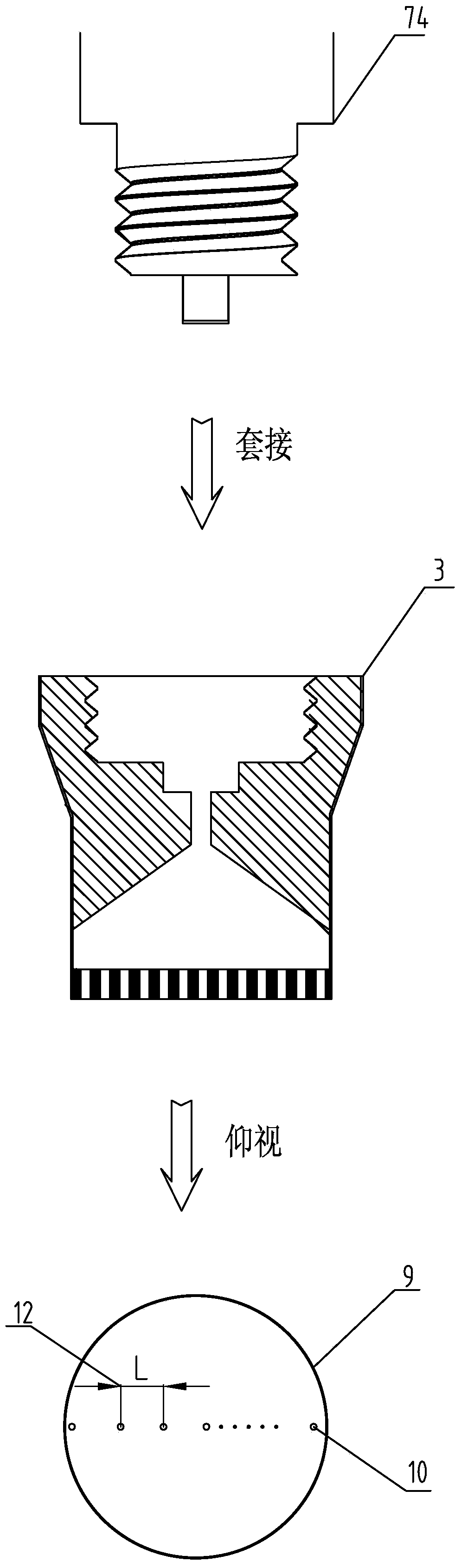 A clothing single-sided molding method and 3D printing device