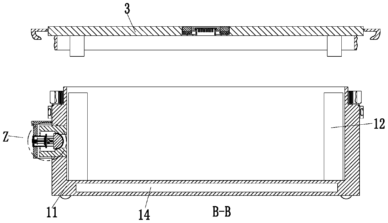 Fruit and vegetable fresh-keeping packing box and fresh keeping method thereof