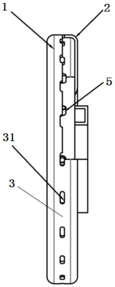 Curved pipe type vortex reduction system with high-radius outlet