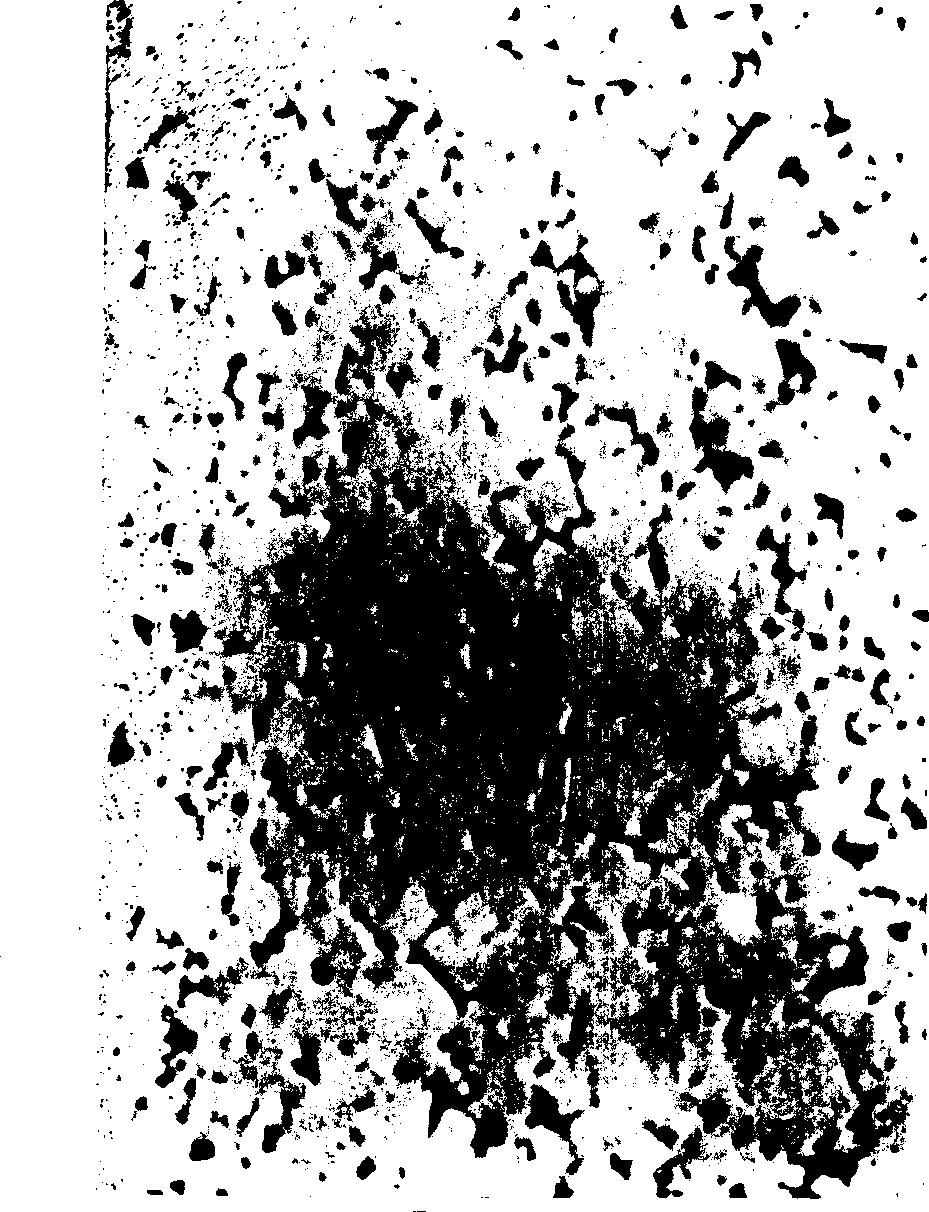 Production method for hard carbide with graded distributed cobalt content