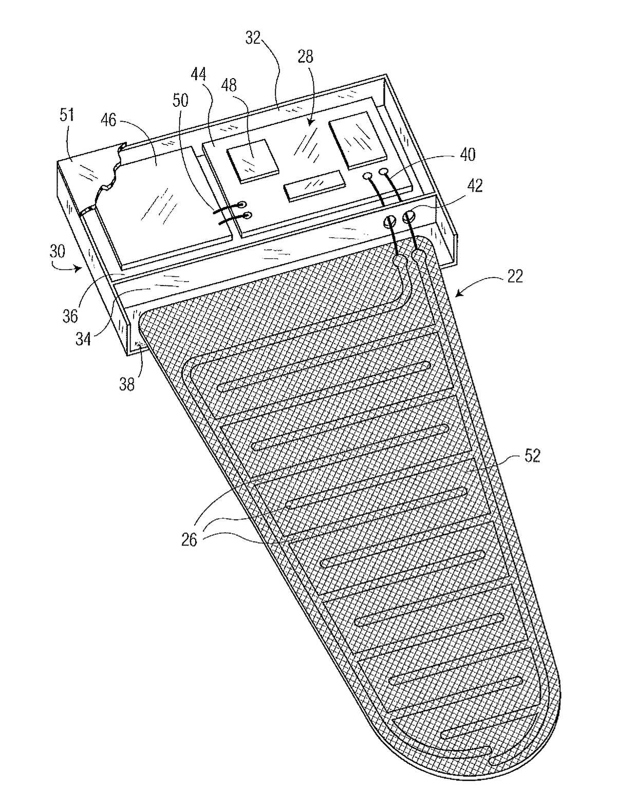 Undergarment wearable patient monitor