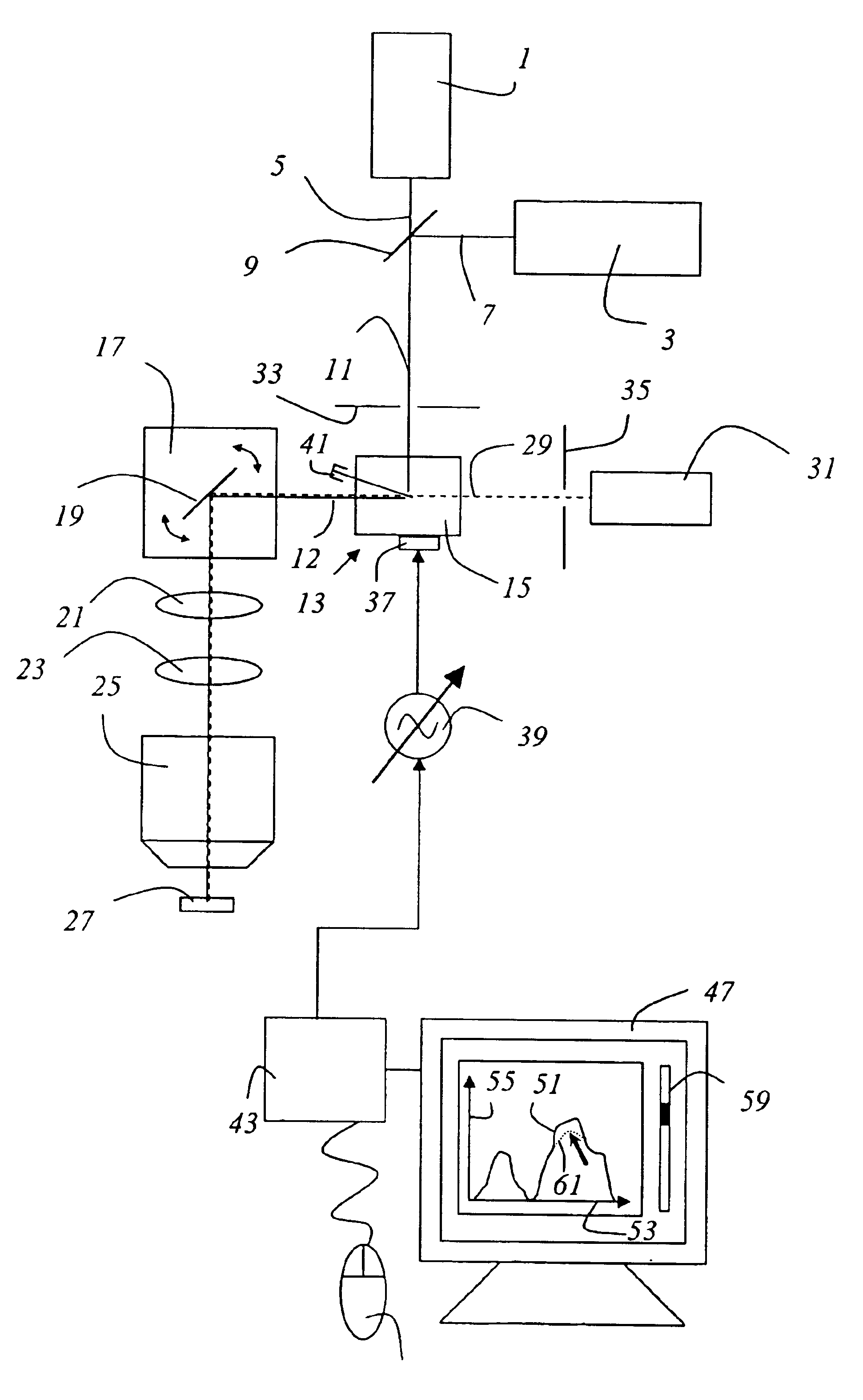 Method for scanning microscopy; and scanning microscope