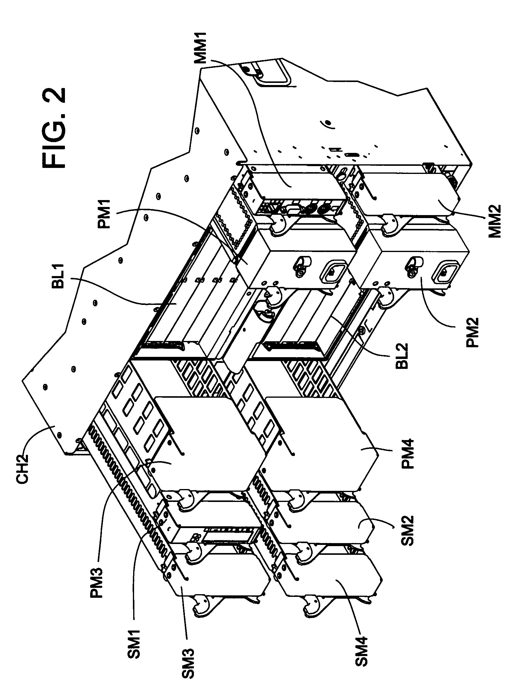 Shared simultaneously-connected drives