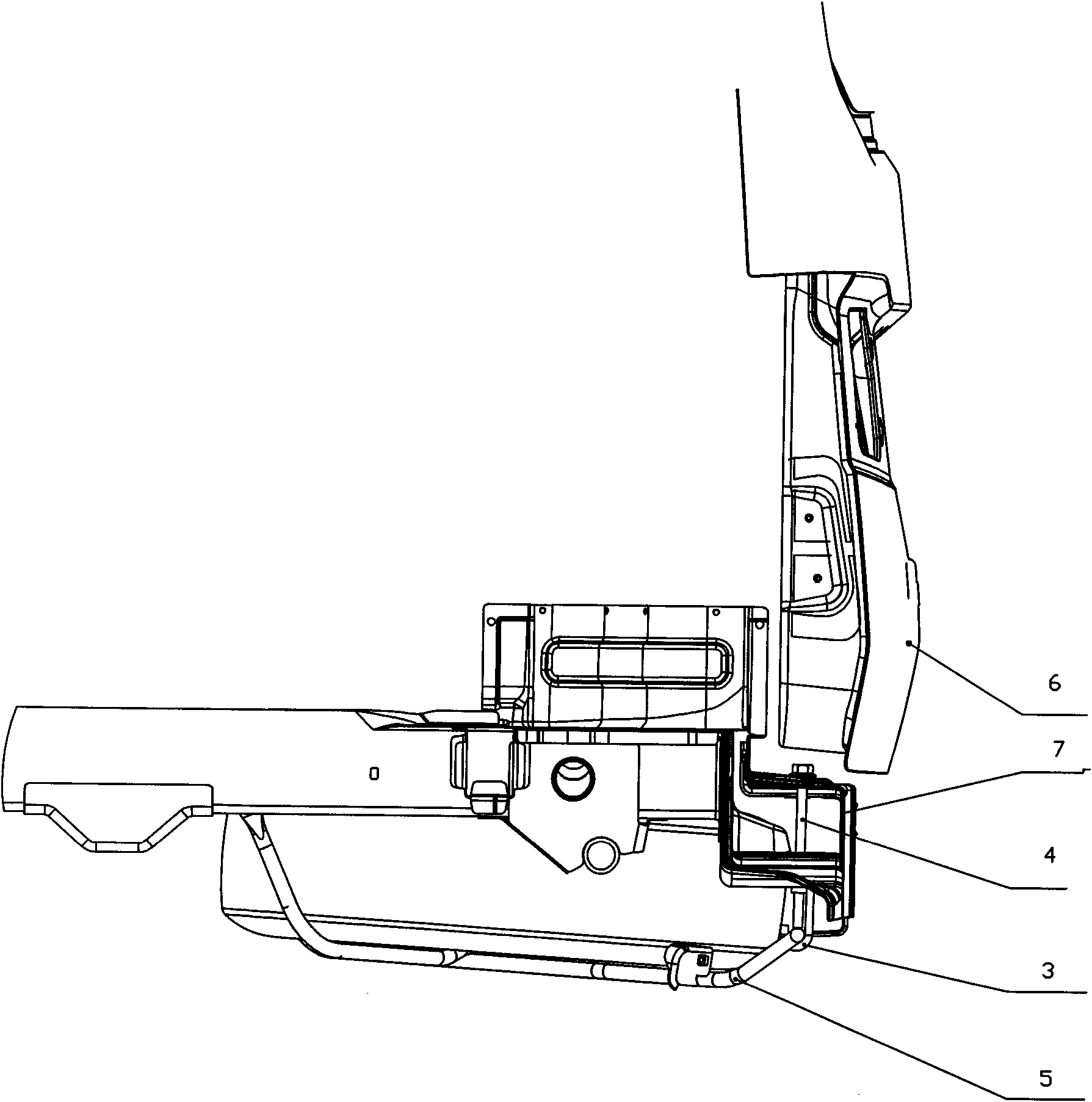 Automobile spare tire carrier hook assembly