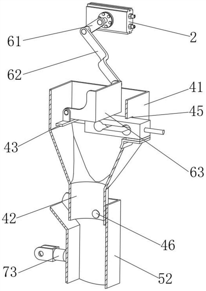 Automatic weighing device for granular dangerous goods in civil explosive industry