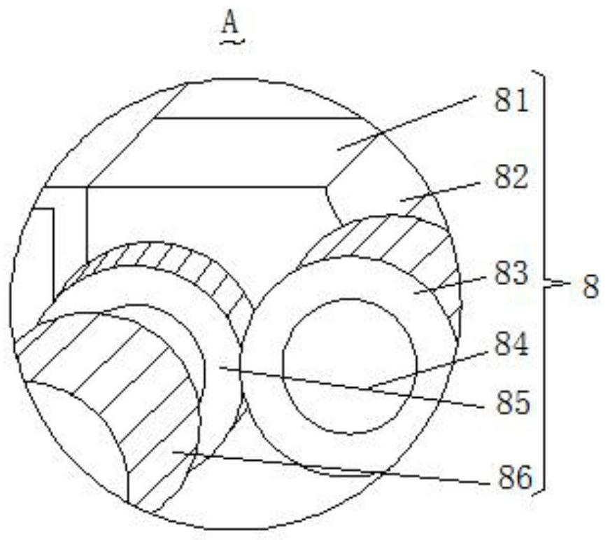 A double-sided printing device for plastic film