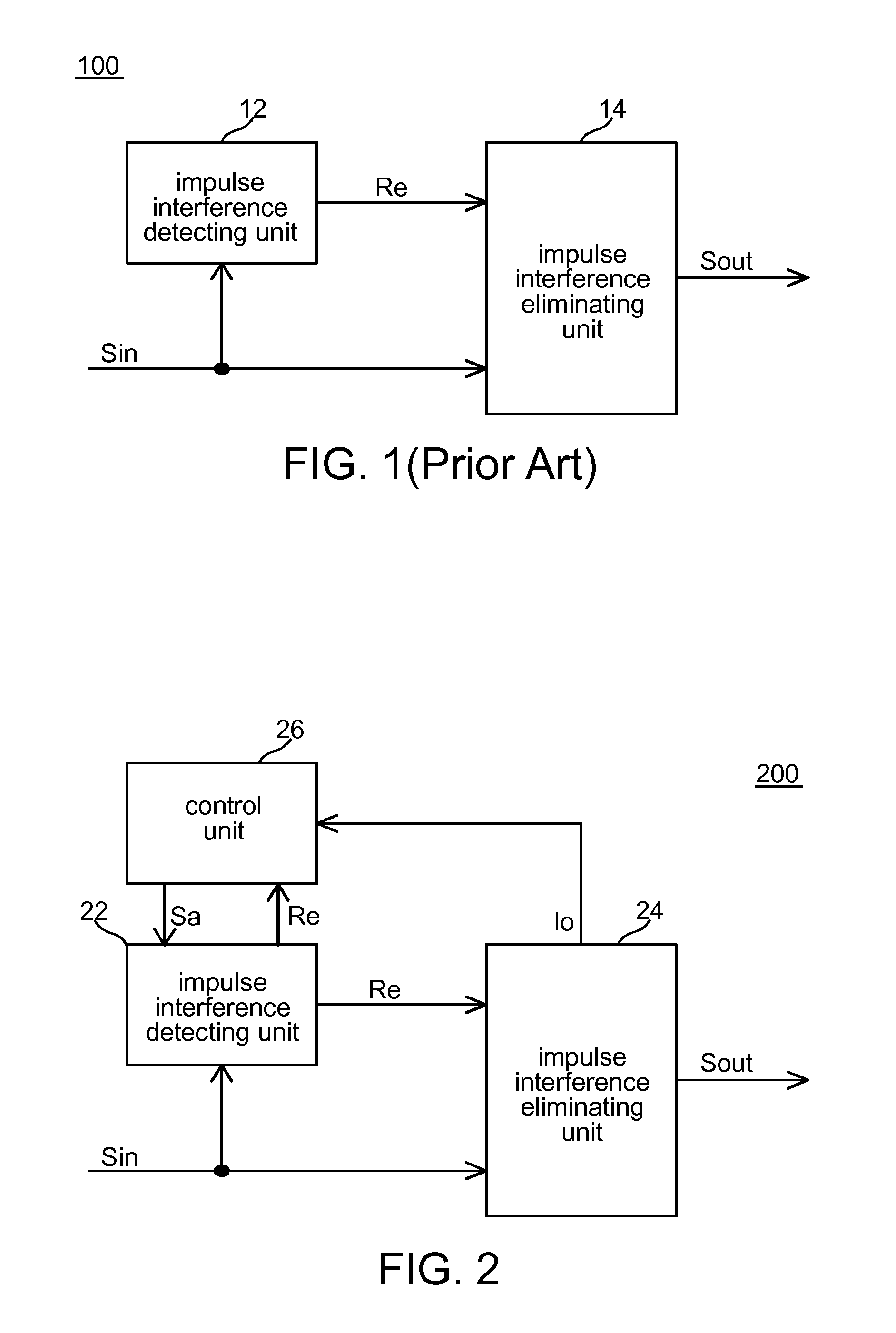 Apparatus and method for eliminating impulse interference