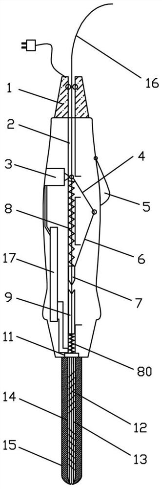 An automatic soldering iron