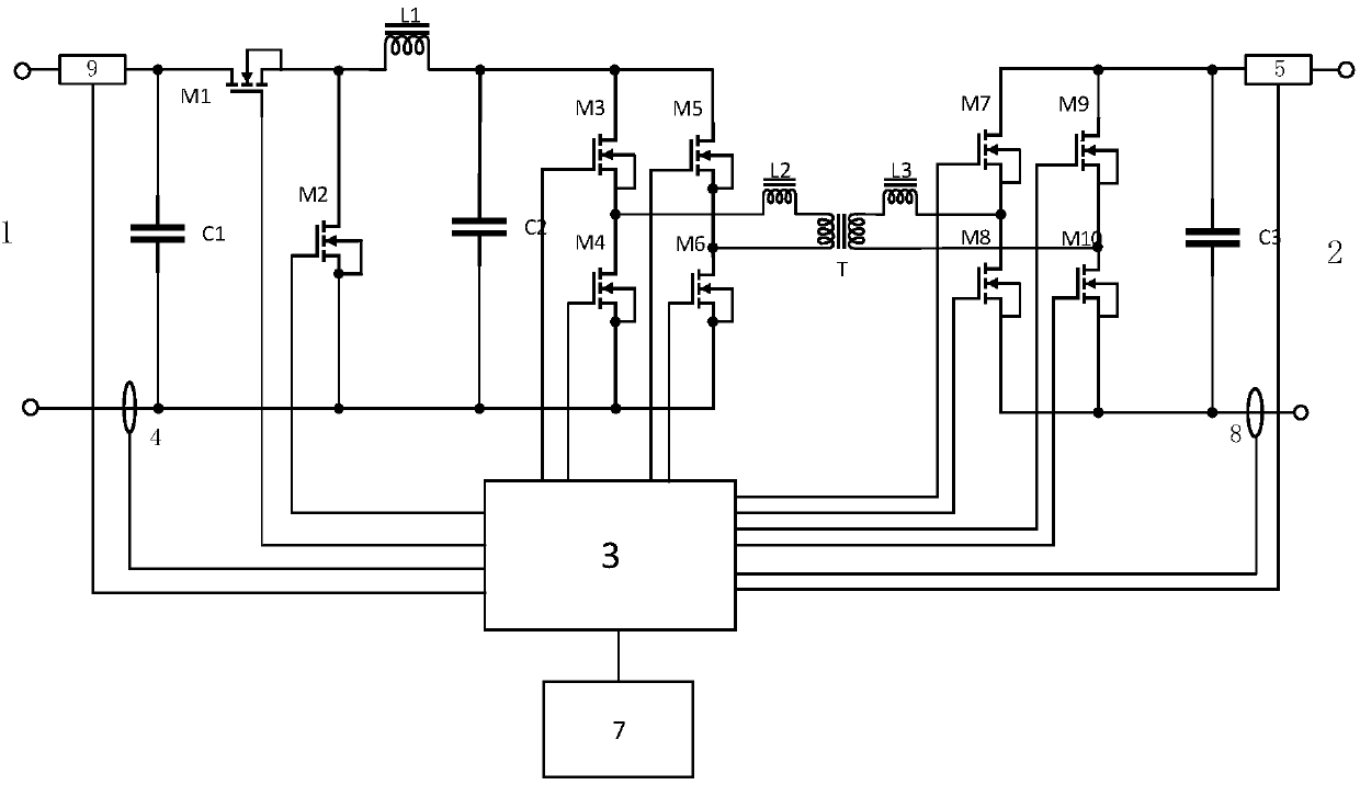 Conversion circuit used for electric vehicle