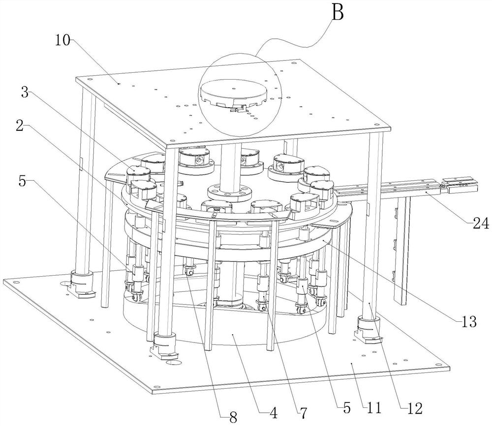 Bottle cap assembling machine