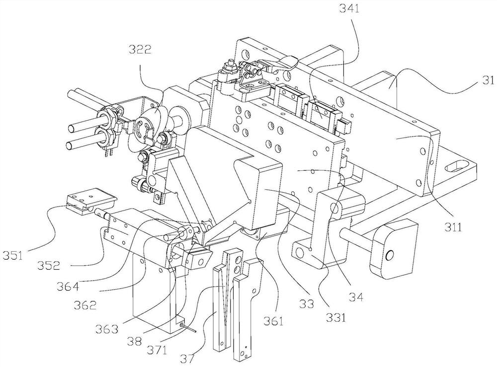 An automatic assembly system for medical test tubes