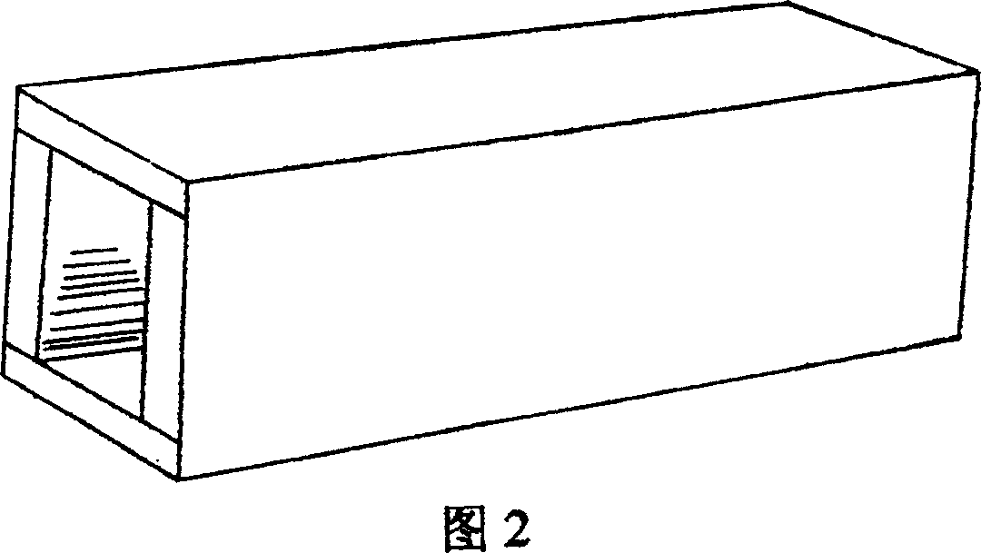 Wood box and production method thereof