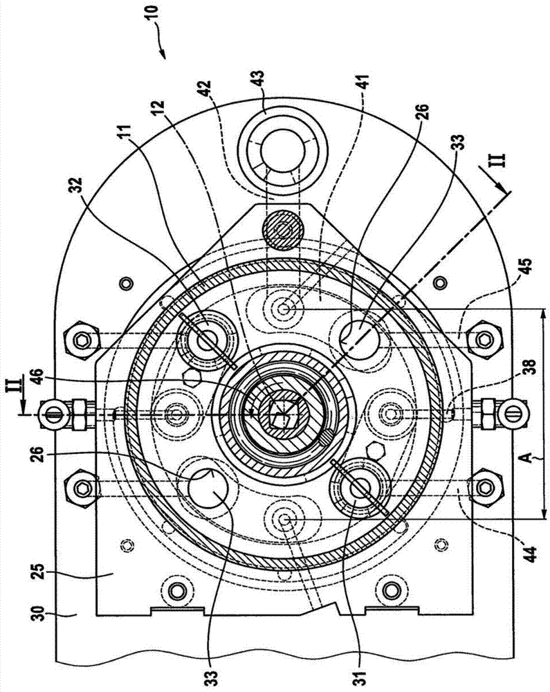 Device for metering fine-grained filling material into packaging containers