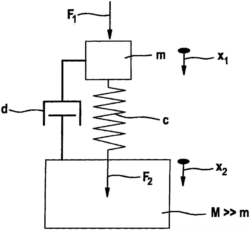 Multipart insulating element, in particular for a fuel injection device