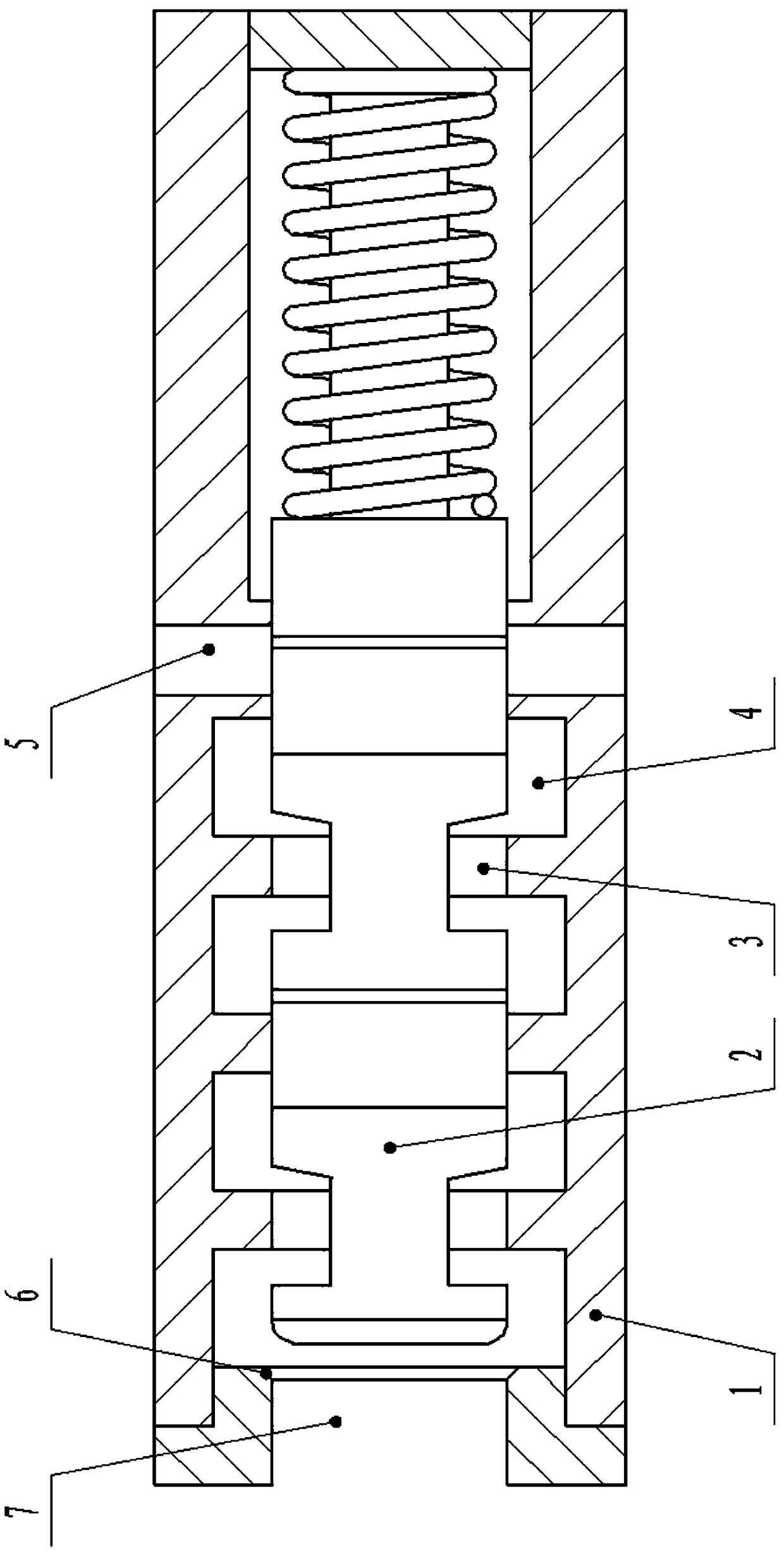 High-pressure multi-stage pressure reducing valve